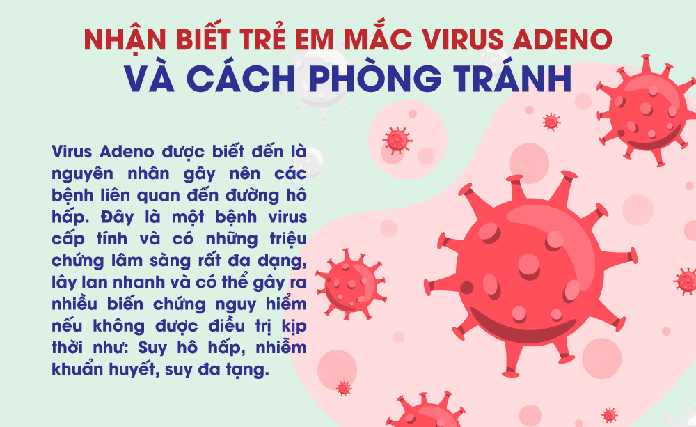 Nhận biết trẻ em mắc virus Adeno và cách phòng tránh
