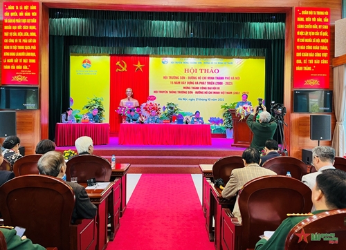 Hội thảo “Hội Trường Sơn-Đường Hồ Chí Minh TP Hà Nội, 15 năm xây dựng và phát triển” (2008-2023)