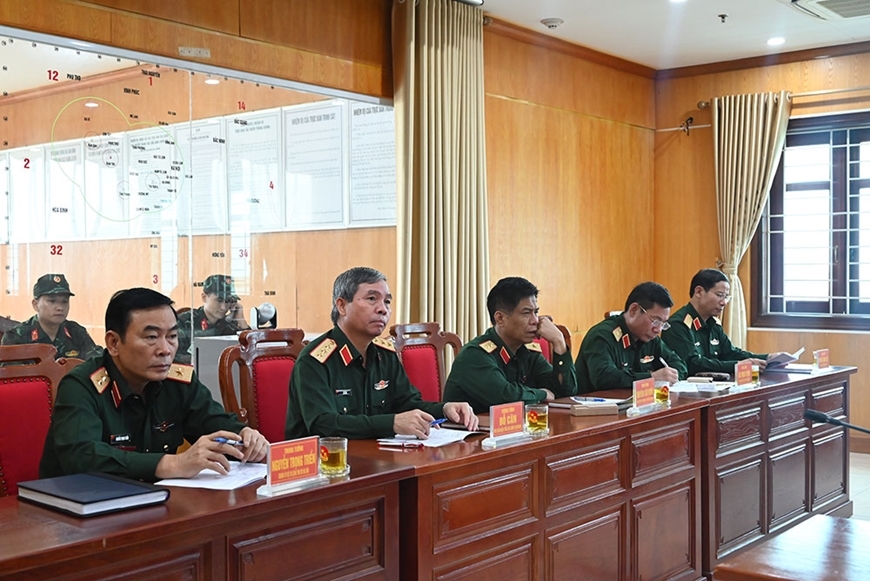 Sư đoàn 301 (Bộ tư lệnh Thủ đô Hà Nội) tổ chức diễn tập chỉ huy cơ quan 1 bên 2 cấp