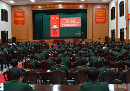 Đảng ủy Quân khu 9 thông báo nhanh kết quả Hội nghị Trung ương 6, khóa XIII