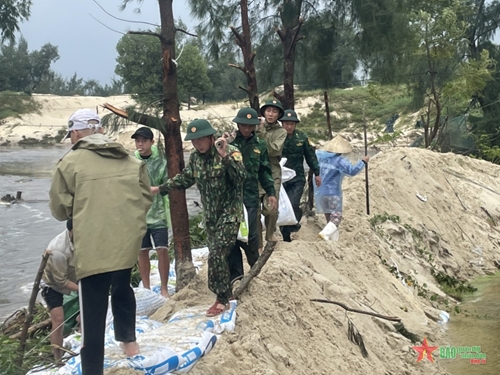 Bộ đội Biên phòng Quảng Bình chủ động ứng phó với mưa lũ