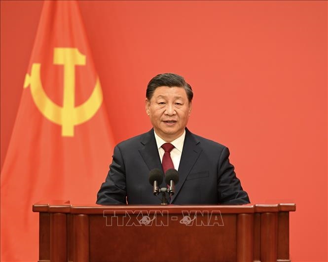 Đồng chí Tập Cận Bình tiếp tục được bầu làm Tổng Bí thư Ban Chấp hành Trung ương Đảng Cộng sản Trung Quốc khóa XX