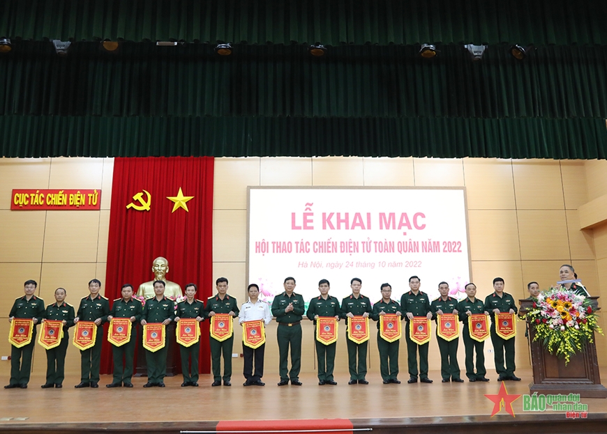 Khai mạc Hội thao Tác chiến điện tử toàn quân năm 2022