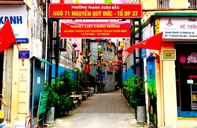 Mô hình văn hóa Ngõ 71 Nguyễn Quý Đức