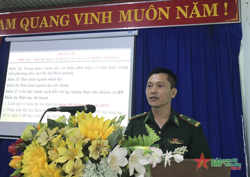 Tập huấn Luật Biên phòng Việt Nam tại huyện biên giới Ea Súp (Đắk Lắk)