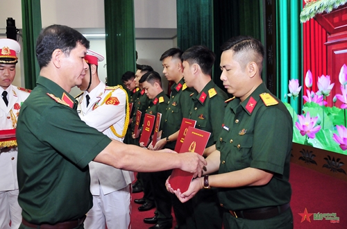 Lễ tốt nghiệp đào tạo sĩ quan dự bị bằng nguồn ngân sách địa phương khóa XIV năm 2022