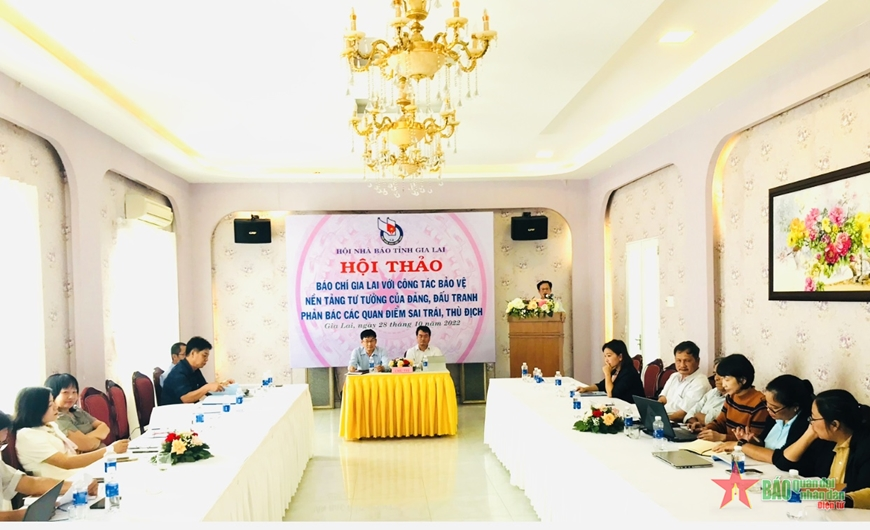 Báo chí Gia Lai với công tác bảo vệ nền tảng tư tưởng của Đảng, đấu tranh phản bác các quan điểm sai trái, thù địch
