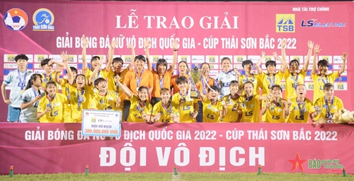 Câu lạc bộ TP Hồ Chí Minh I lần thứ 11 vô địch bóng đá nữ quốc gia