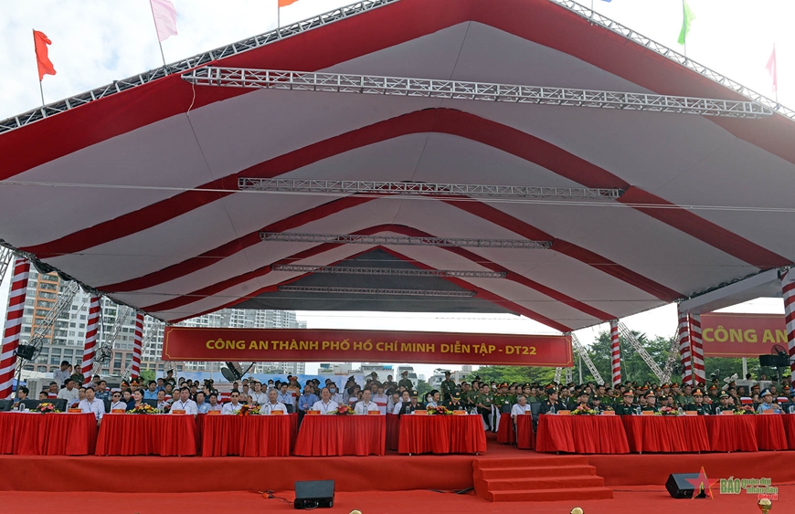 TP Hồ Chí Minh diễn tập xử lý tình huống về an ninh trật tự
