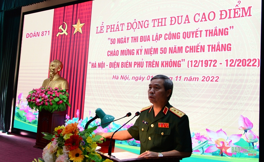 Đoàn 871, Tổng cục Chính trị Quân đội nhân dân Việt Nam phát động đợt thi đua cao điểm