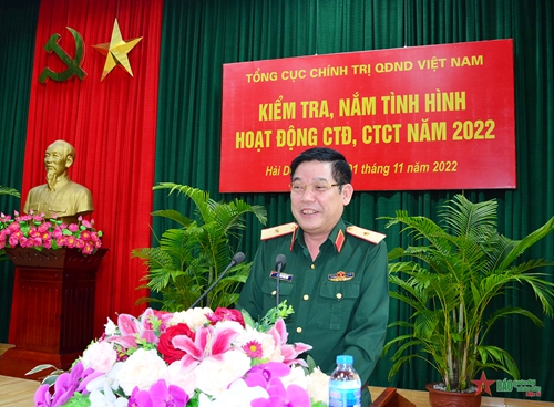 Tổng cục Chính trị Quân đội nhân dân Việt Nam kiểm tra hoạt động công tác Đảng, công tác chính trị tại Lữ đoàn 490