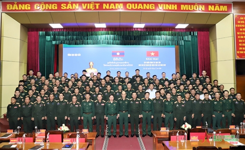 Tổng cục Hậu cần tập huấn công tác hậu cần cho cán bộ Quân đội nhân dân Lào