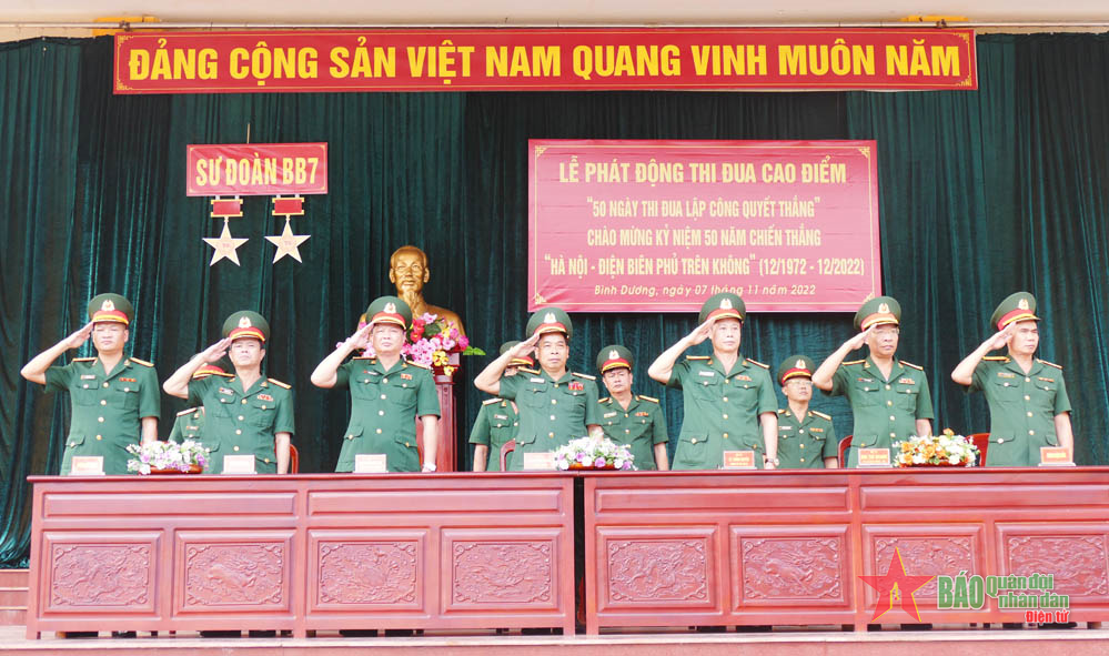 Sư đoàn 7 phát động “50 ngày thi đua lập công quyết thắng”