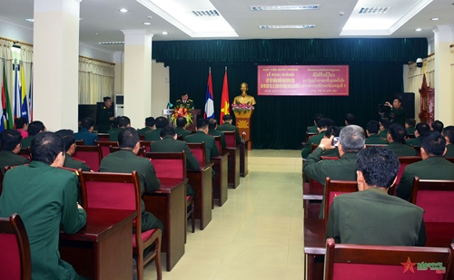 Học viện Quốc phòng khai giảng lớp tập huấn ngắn hạn giảng viên Quân đội nhân dân Lào