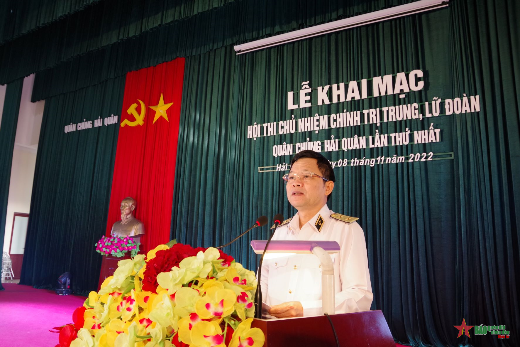 Quân chủng Hải quân khai mạc Hội thi Chủ nhiệm chính trị trung, lữ đoàn lần thứ nhất