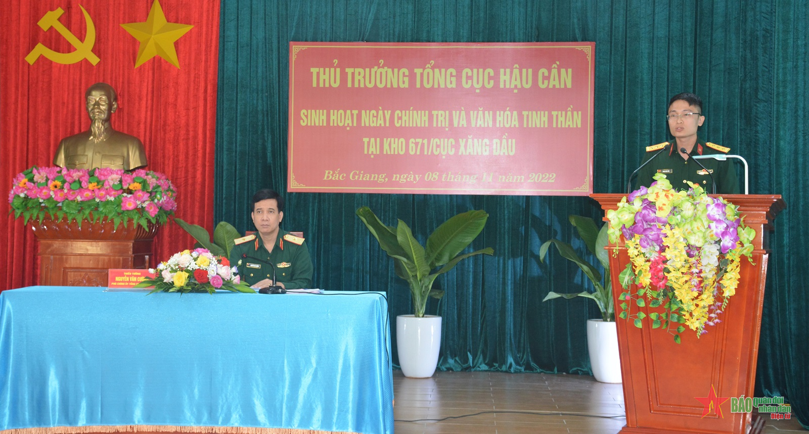 Tổng cục Hậu cần tổ chức sinh hoạt Ngày chính trị và văn hóa tinh thần