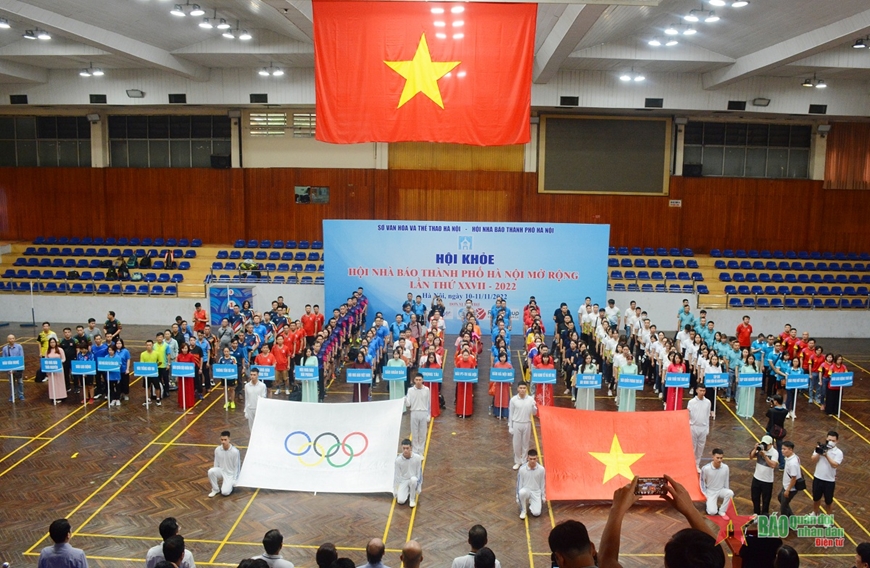 Khai mạc Hội khỏe Hội Nhà báo TP Hà Nội mở rộng lần thứ 27 năm 2022