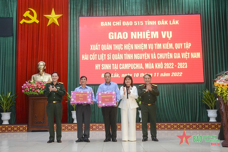 Đội K51, Bộ CHQS tỉnh Đắk Lắk nhận nhiệm vụ tìm kiếm, quy tập hài cốt liệt sĩ mùa khô 2022-2023