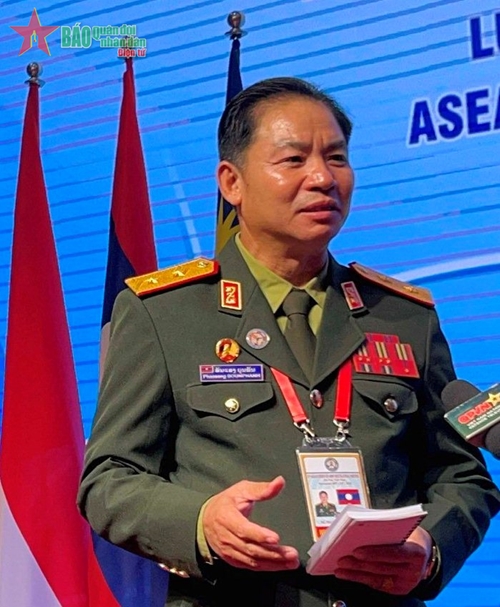 Phó tổng Tham mưu trưởng Quân đội nhân dân Lào ấn tượng với vai trò chủ trì ACAMM-23 của Việt Nam
