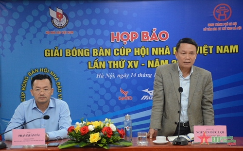 Giải bóng bàn cúp Hội Nhà báo Việt Nam năm 2022 khởi tranh ngày 18-11