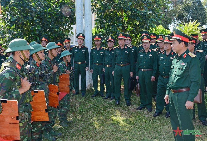 Đại tướng Phan Văn Giang thăm, làm việc với Quân đoàn 3