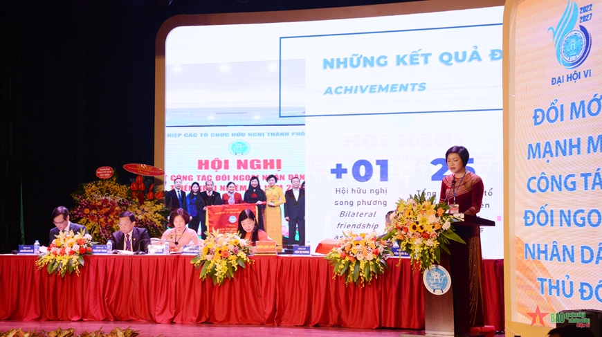 Phát huy công tác đối ngoại nhân dân Thủ đô nhiệm kỳ 2022-2027