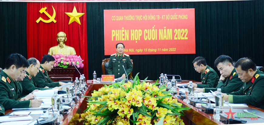 Cơ quan Thường trực Hội đồng Thi đua - Khen thưởng Bộ Quốc phòng họp phiên cuối năm 2022