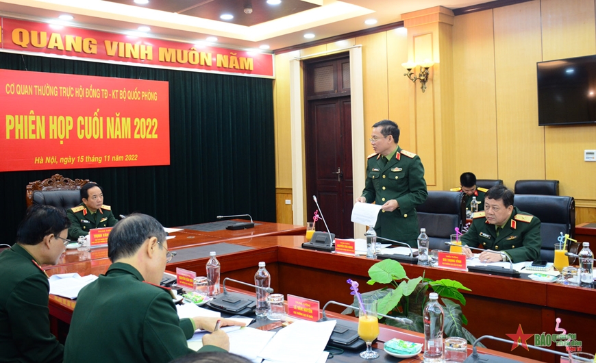 Cơ quan Thường trực Hội đồng Thi đua - Khen thưởng Bộ Quốc phòng họp phiên cuối năm 2022