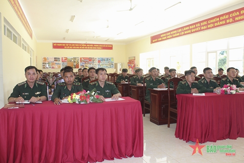 Bộ đội Biên phòng tỉnh Đắk Lắk bồi dưỡng kiến thức quốc phòng, an ninh đối tượng 4 năm 2022