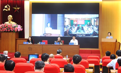 Đoàn Đại biểu Quốc hội Hà Nội tiếp xúc cử tri tại Gia Lâm, Hoàng Mai