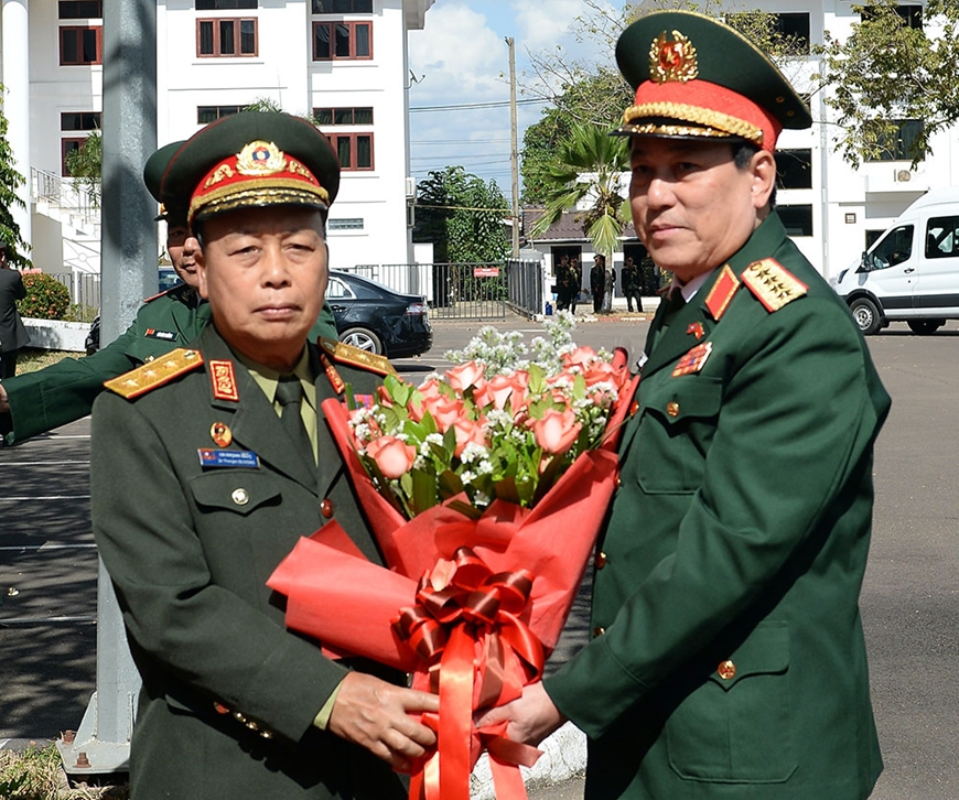 Tăng cường hơn nữa hợp tác gắn bó giữa Tổng cục Chính trị Quân đội nhân dân Việt Nam-Lào