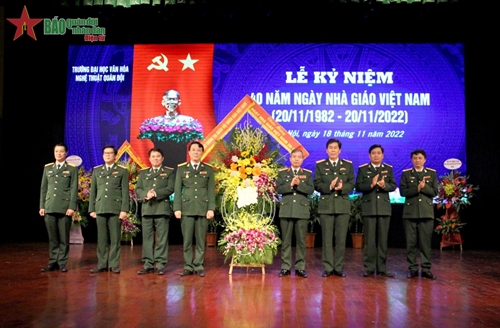 Trường Đại học Văn hóa Nghệ thuật Quân đội kỷ niệm Ngày Nhà giáo Việt Nam