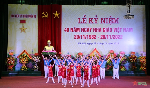 Học viện Kỹ thuật quân sự tổ chức Lễ kỷ niệm Ngày Nhà giáo Việt Nam