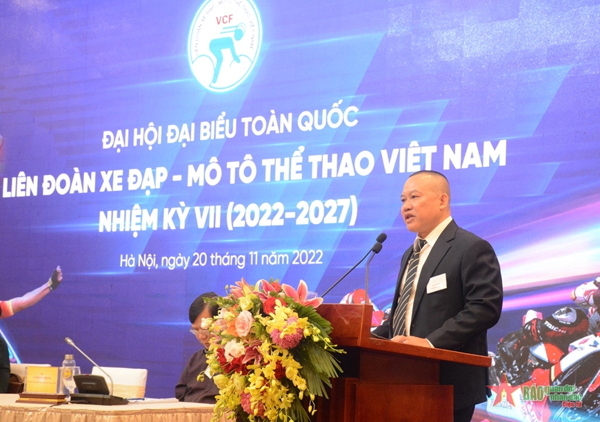 Ông Lê Văn Thắng làm Chủ tịch Liên đoàn Xe đạp-Mô tô thể thao Việt Nam