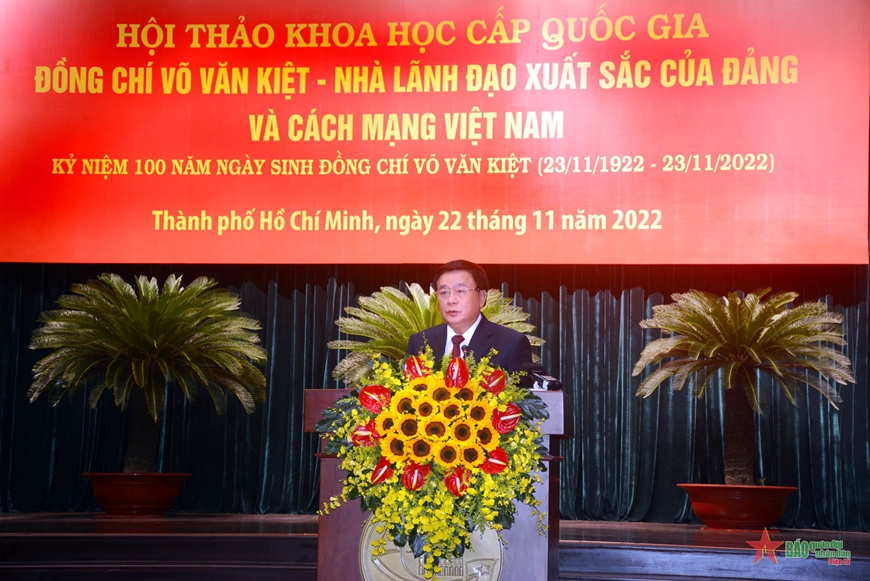 Hội thảo khoa học cấp quốc gia: “Đồng chí Võ Văn Kiệt - Nhà lãnh đạo xuất sắc của Đảng và cách mạng Việt Nam”