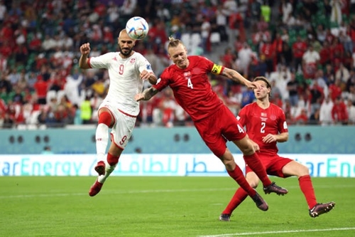 Đan Mạch 0 - 0 Tunisia: Bất phân thắng bại