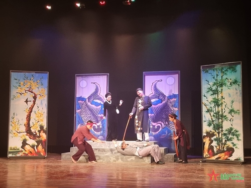 “Hoa khôi dạy chồng”-nét thử nghiệm mới của các nghệ sĩ Nhà hát Kịch nói Quân đội