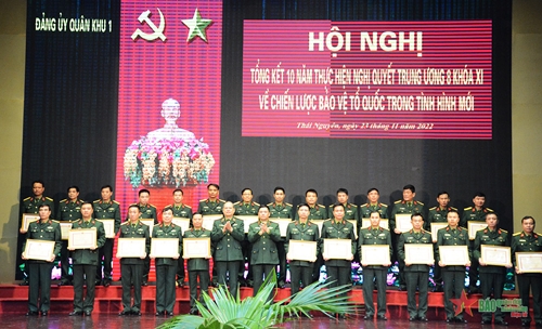 Đảng ủy Quân khu 1 tổng kết 10 năm thực hiện Nghị quyết Trung ương 8, khóa XI