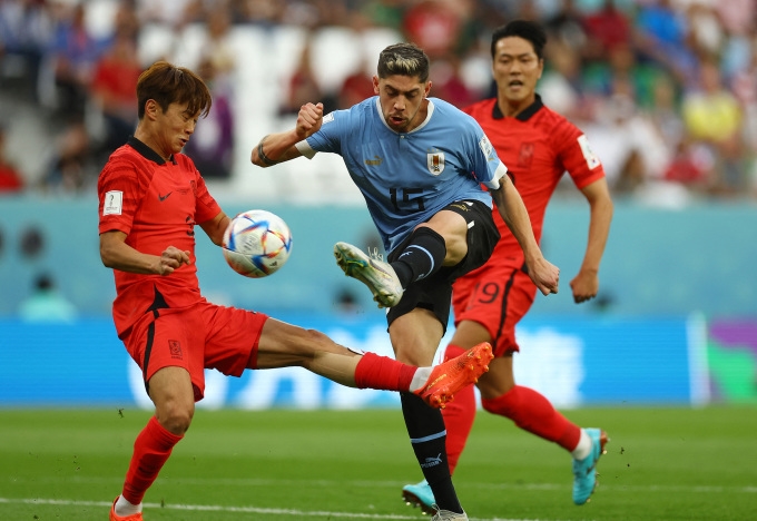 Uruguay 0 - 0 Hàn Quốc: Bất phân thắng bại