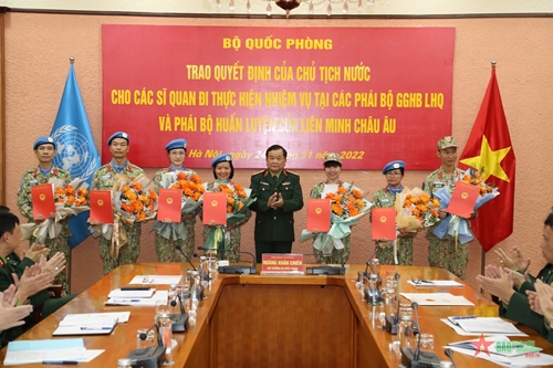 Việt Nam tiếp tục cử các sĩ quan tham gia sứ mệnh​ gìn giữ hòa bình Liên hợp quốc
