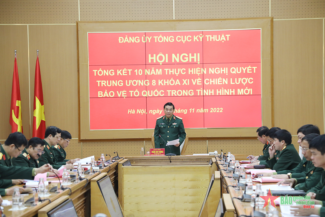 Tổng cục Kỹ thuật tổng kết 10 năm thực hiện Nghị quyết Trung ương 8