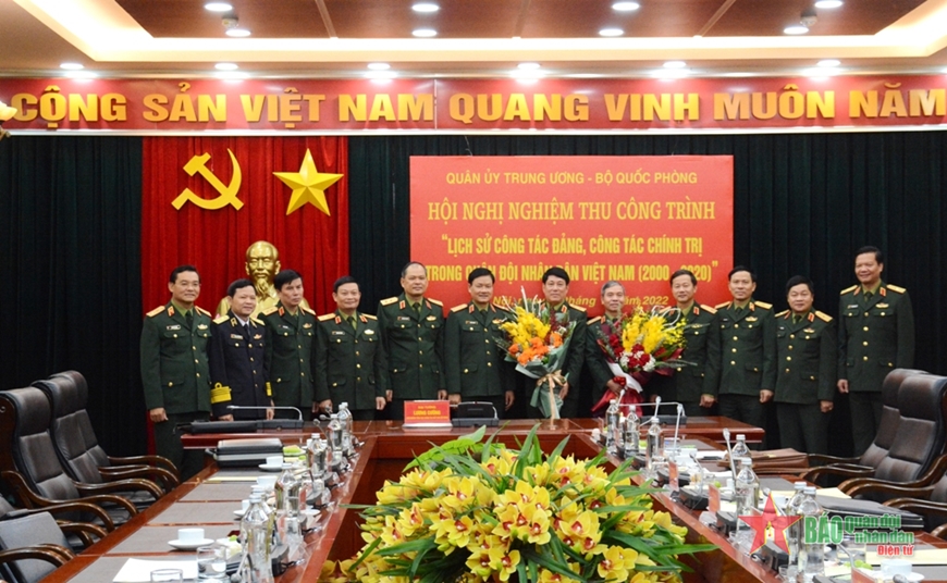 Đại tướng Lương Cường chủ trì hội nghị nghiệm thu công trình “Lịch sử CTĐ, CTCT trong Quân đội nhân dân Việt Nam” (2000 – 2020)