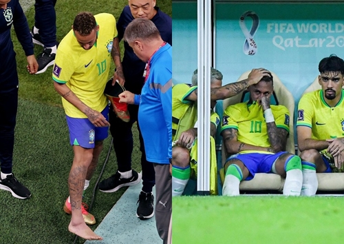 World Cup 2022: Neymar gặp chấn thương sau chiến thắng trước Serbia