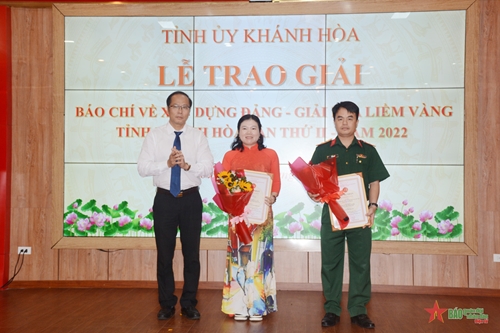 Báo Quân đội nhân dân đoạt giải B giải báo chí về xây dựng Đảng của Khánh Hòa