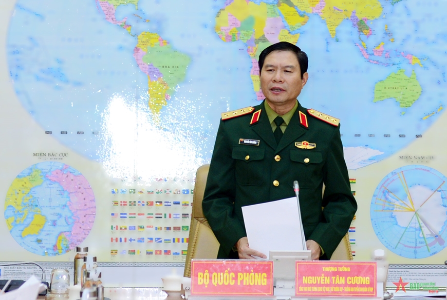 Thượng tướng Nguyễn Tân Cương chủ trì hội nghị xét tuyển bổ sung đại học, cao đẳng trong quân đội