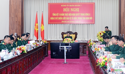 Đảng ủy Quân đoàn 1 tổng kết 10 năm thực hiện Nghị quyết Trung ương 8 khóa XI