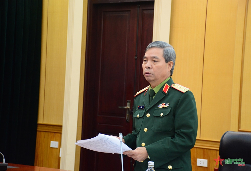 Đại tướng Lương Cường chủ trì họp Ban Chủ nhiệm Tổng cục Chính trị
