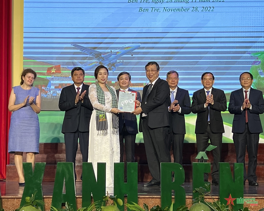 Lễ công bố xuất khẩu lô bưởi đầu tiên của Việt Nam sang Hoa Kỳ
