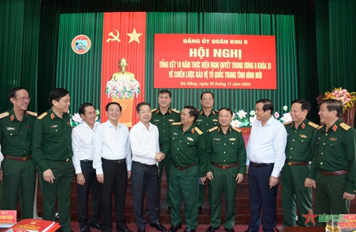 Đảng ủy Quân khu 5 tổng kết 10 năm thực hiện Nghị quyết Trung ương 8 khóa XI
