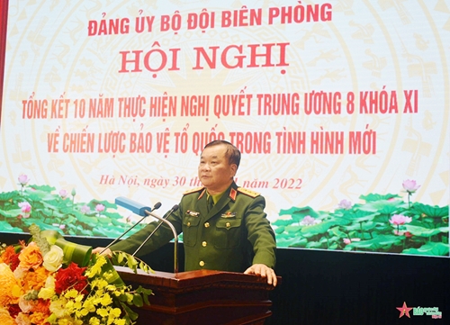 Đảng ủy Bộ tư lệnh Bộ đội Biên phòng tổng kết 10 năm thực hiện Nghị quyết Trung ương 8